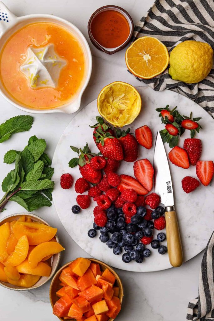 Fruit soup