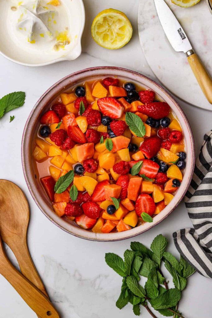 Fruit soup