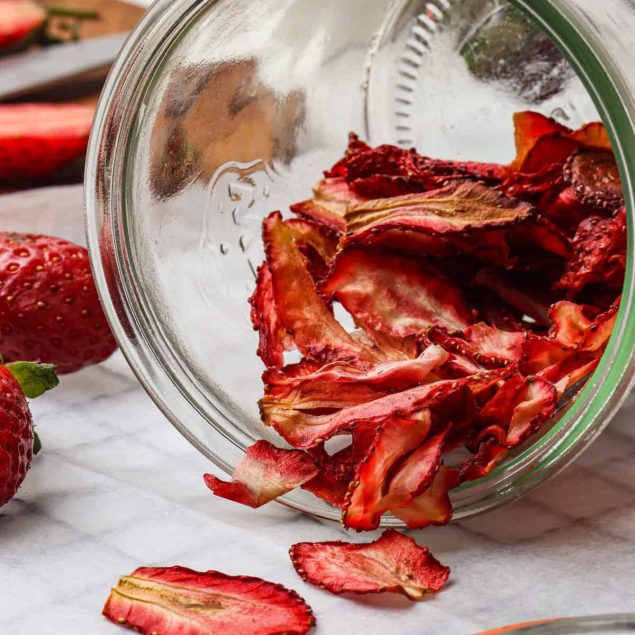 Oven Dried Strawberries