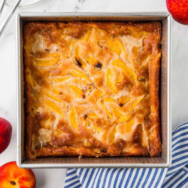 Peach Cobbler with Bisquick