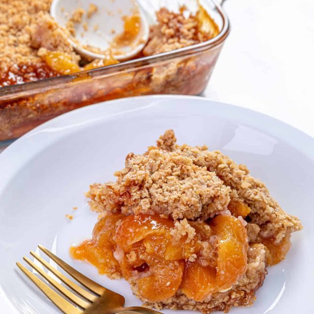 Peach Crumble
