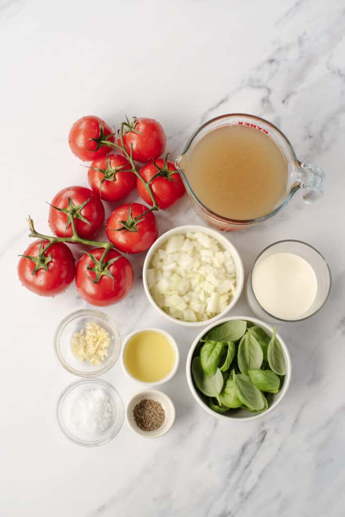 Tomato basil soup