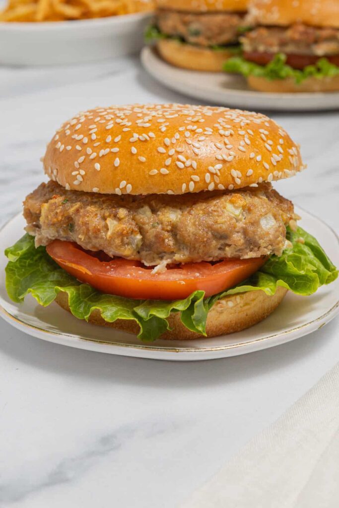 Turkey Burgers in the Oven