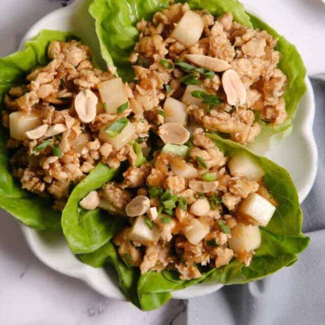 Asian Chicken Lettuce Wraps