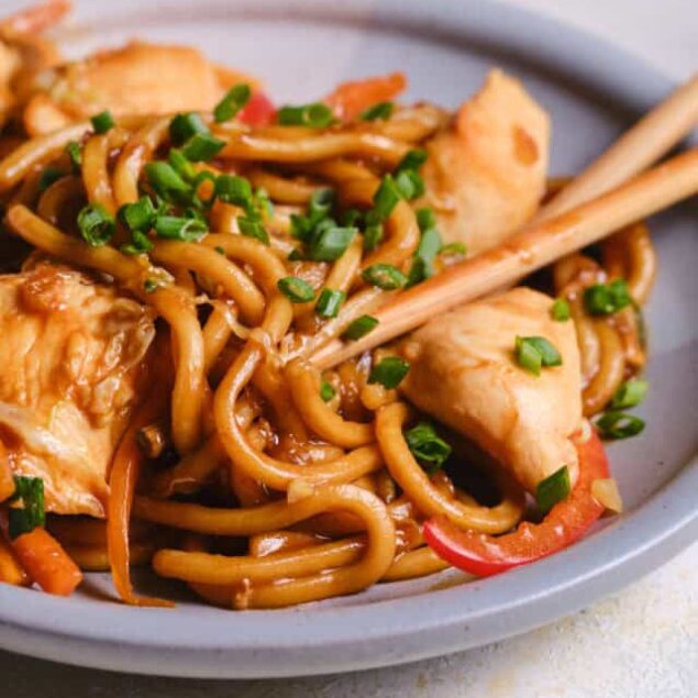 Chicken Yakisoba