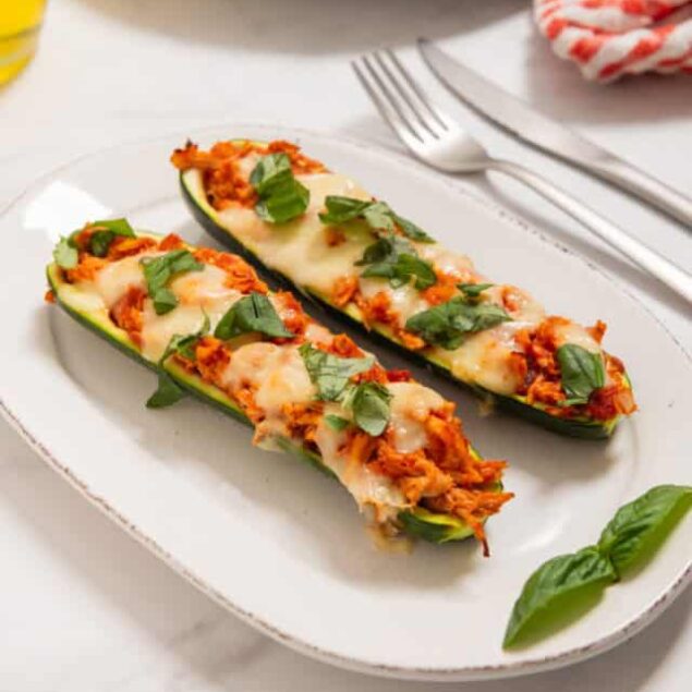 Chicken Zucchini Boats