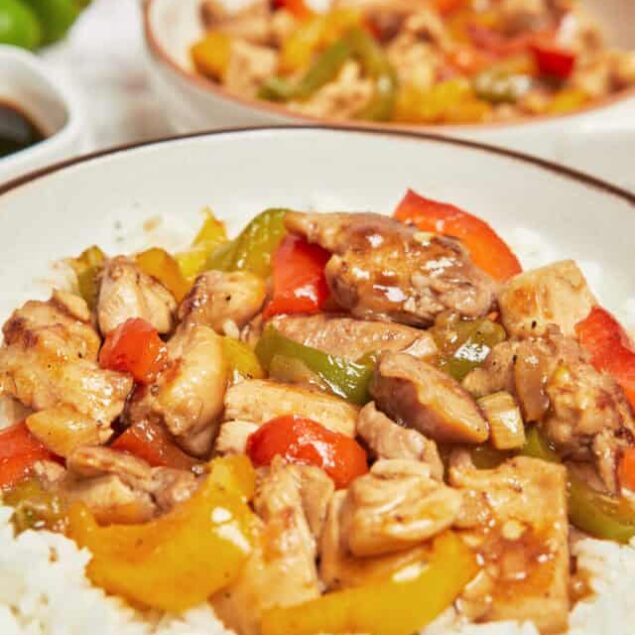Chicken and Pepper Stir Fry