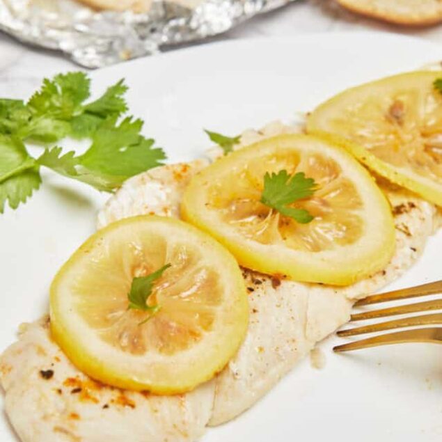 Grilled Cod in Foil