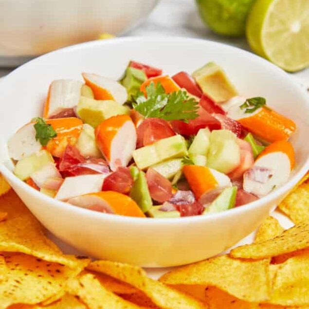 Imitation Crab Ceviche