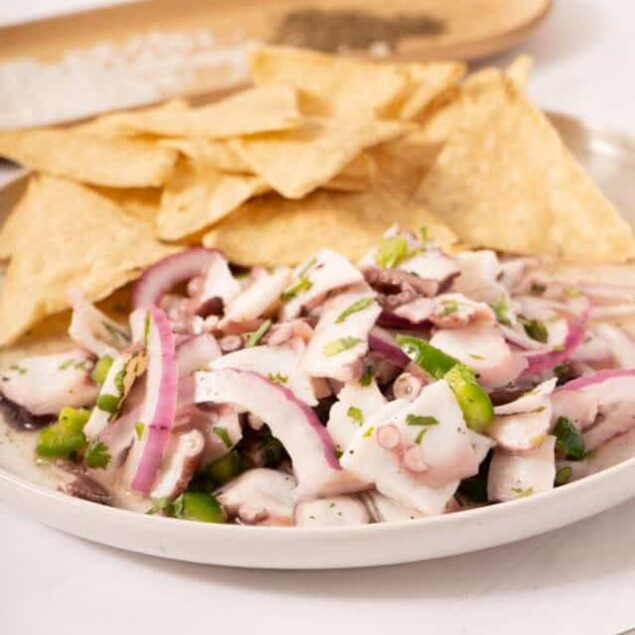 Octopus Ceviche (Ceviche de Pulpo)