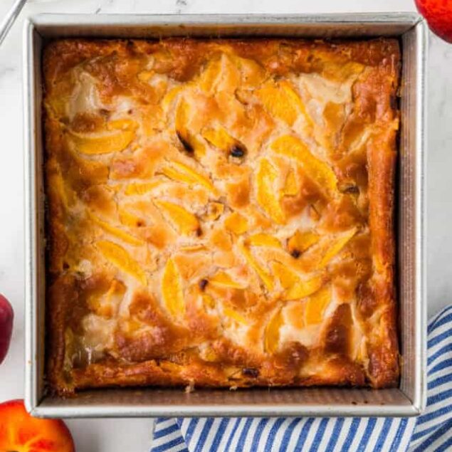 Peach Cobbler with Bisquick