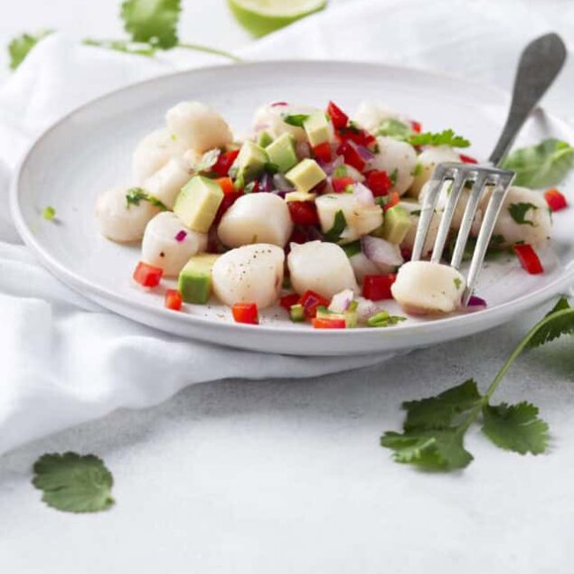 Scallop ceviche