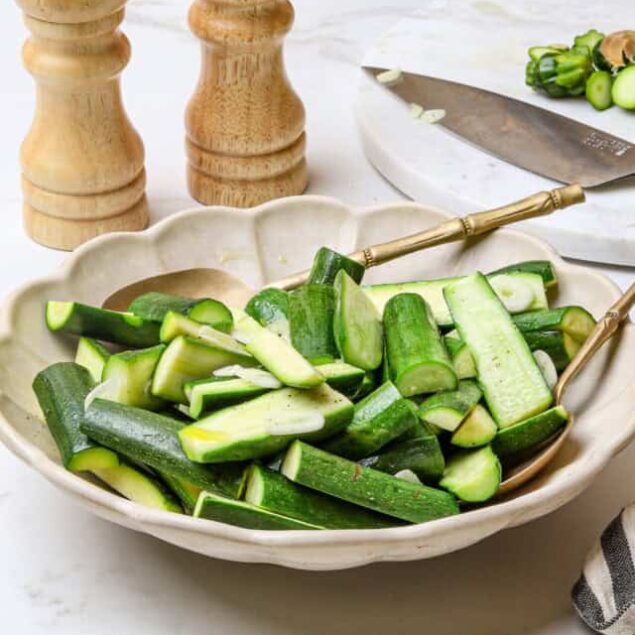 Steamed Zucchini