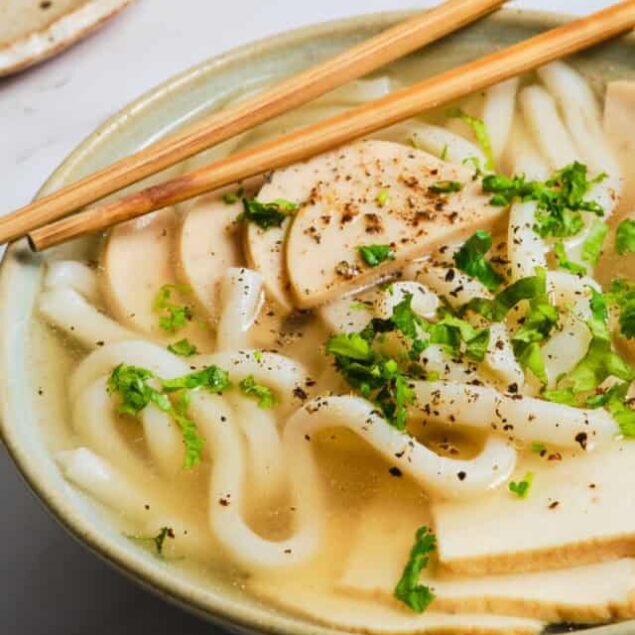 Vietnamese Bánh Canh (Thick Noodles Soup)