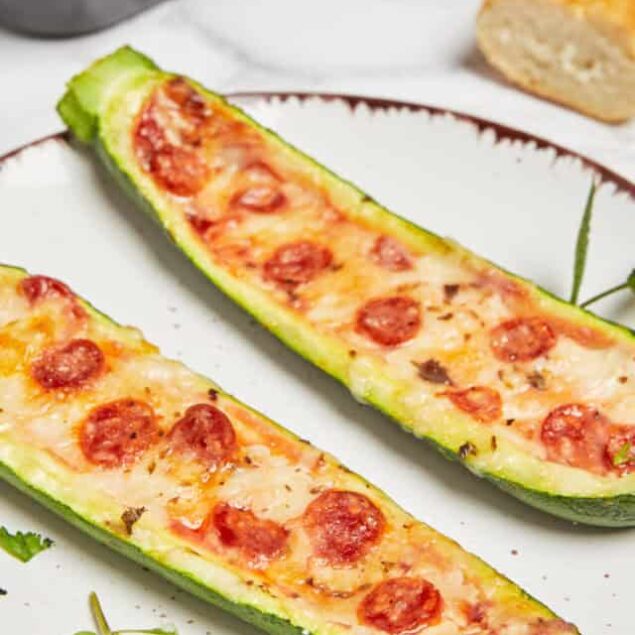 Zucchini Pizza Boats