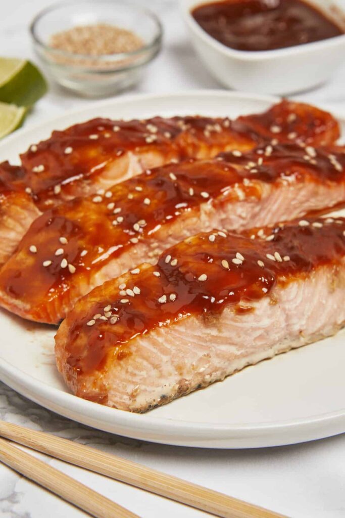 Air Fryer Teriyaki Salmon