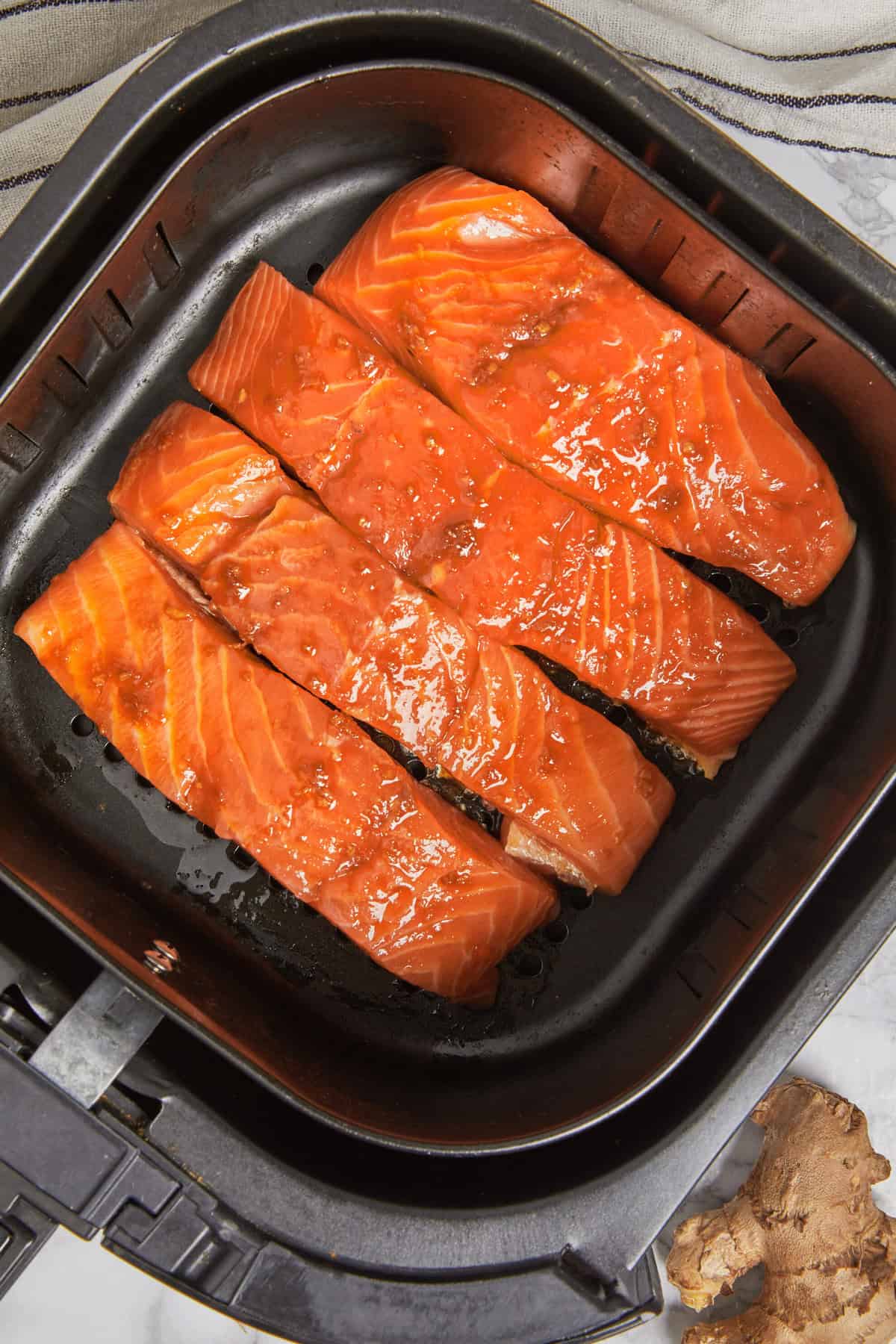 Air Fryer Teriyaki Salmon