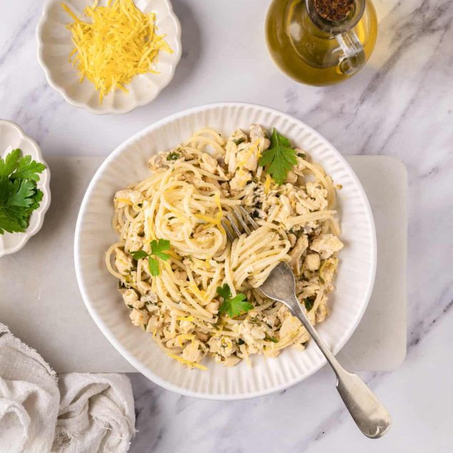 Canned Salmon Pasta