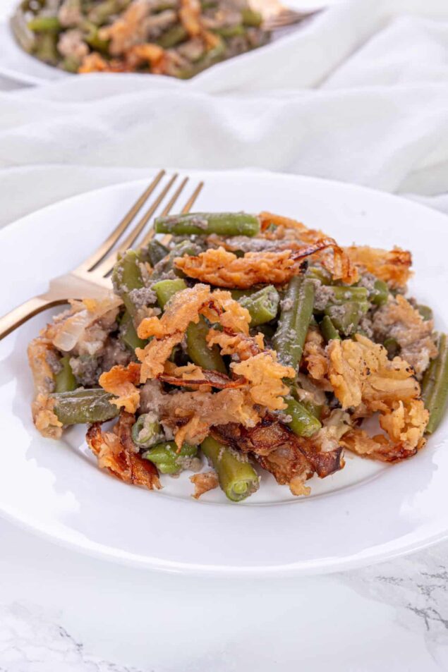 Green Bean Casserole With Frozen Green Beans Food Faith Fitness