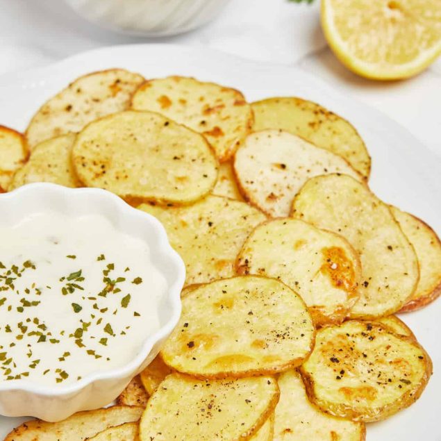 Sliced Potatoes in Air Fryer
