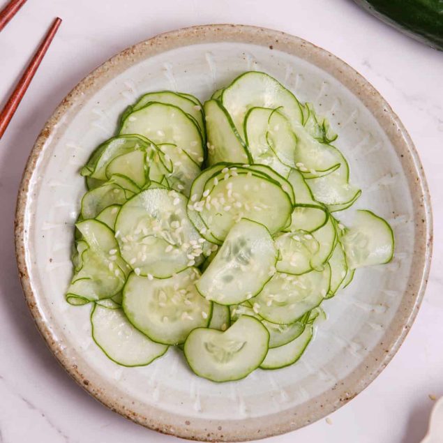 Sunomono Recipe (Japanese Cucumber Salad)