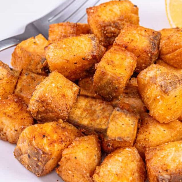 Air Fryer Salmon Bites
