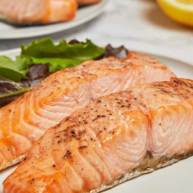 Air Fryer Salmon With Skin