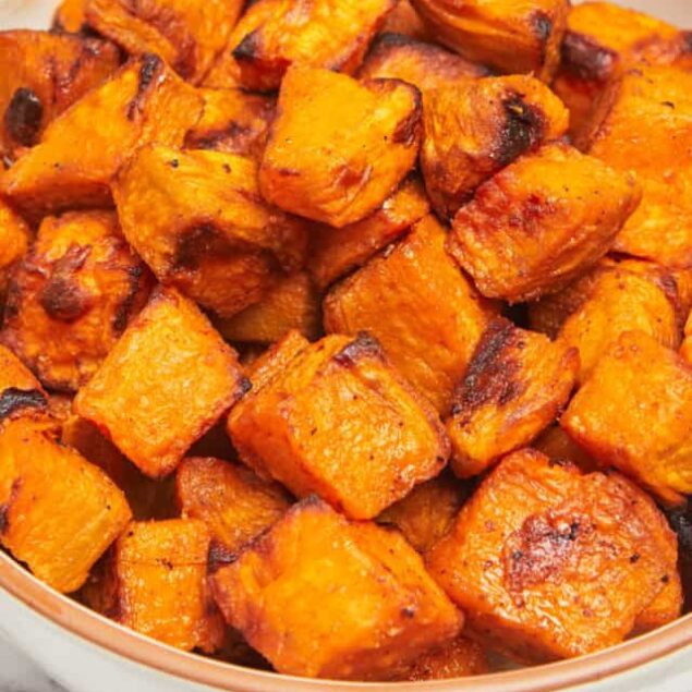 Air Fryer Sweet Potato Cubes