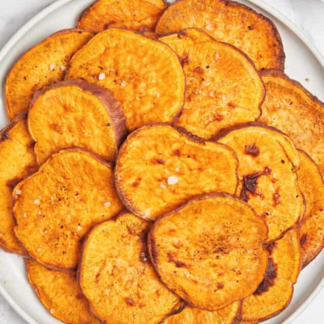 Baked Sweet Potato Slices
