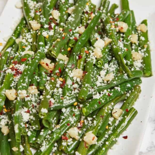 Garlic Parmesan Green Beans
