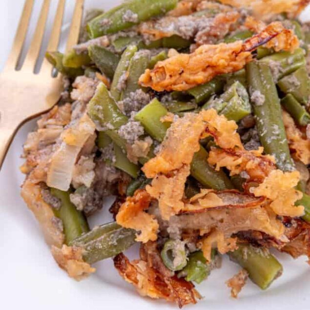 Green Bean Casserole with Frozen Green Beans