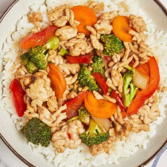 Ground Chicken Stir Fry
