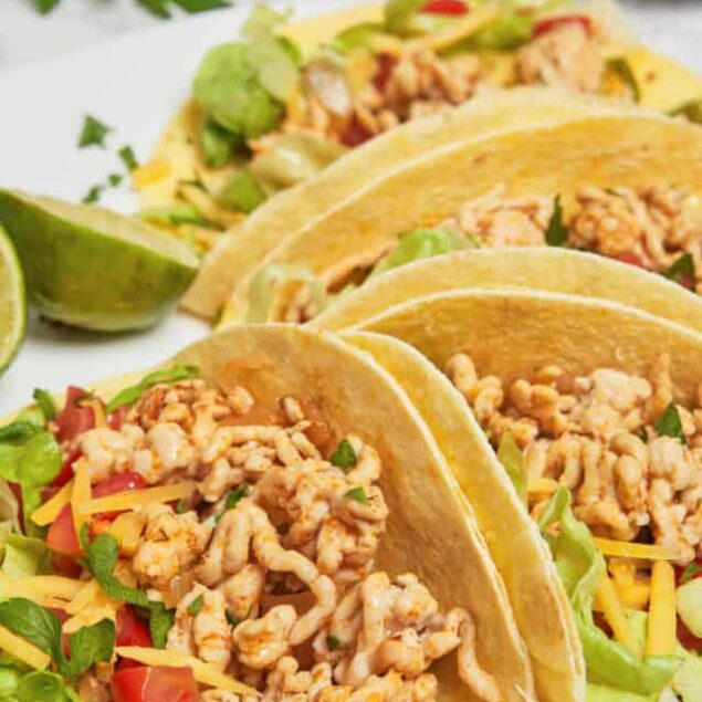 Ground Chicken Tacos