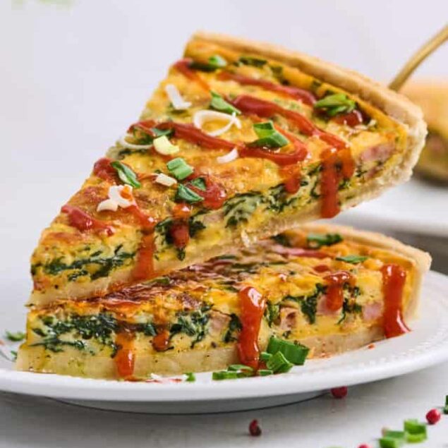 Ham and Spinach Quiche