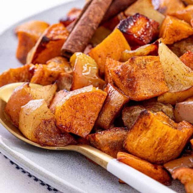 Roasted Sweet Potatoes and Apples