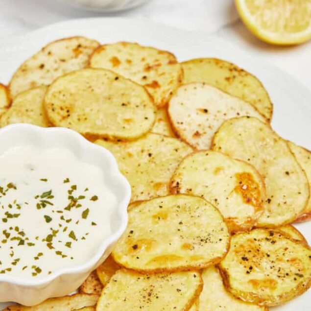 Sliced Potatoes in Air Fryer