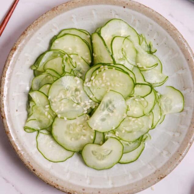 Sunomono Recipe (Japanese Cucumber Salad)