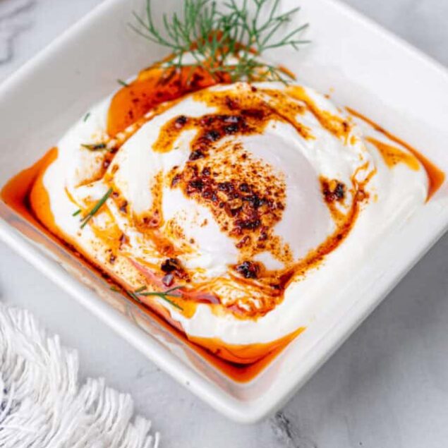 Turkish Eggs (Cilbir)
