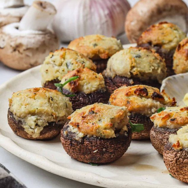 Boursin Stuffed Mushrooms