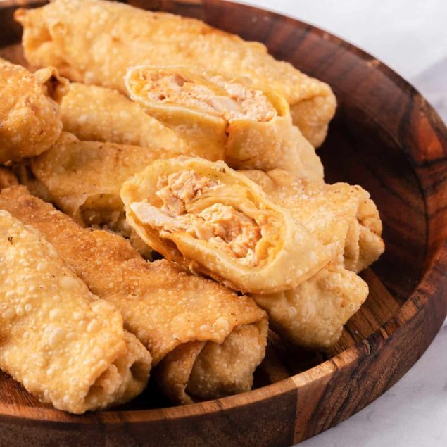 Buffalo Chicken Egg Rolls