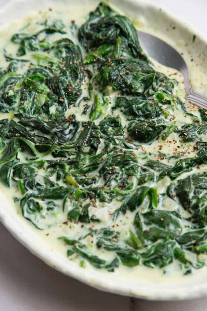 Creamed Spinach Recipe Food Faith Fitness