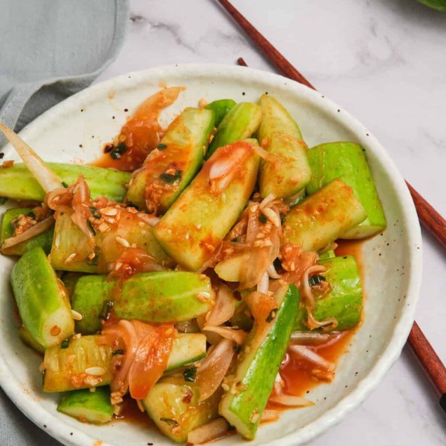 Cucumber Kimchi (Oi Kimchi)