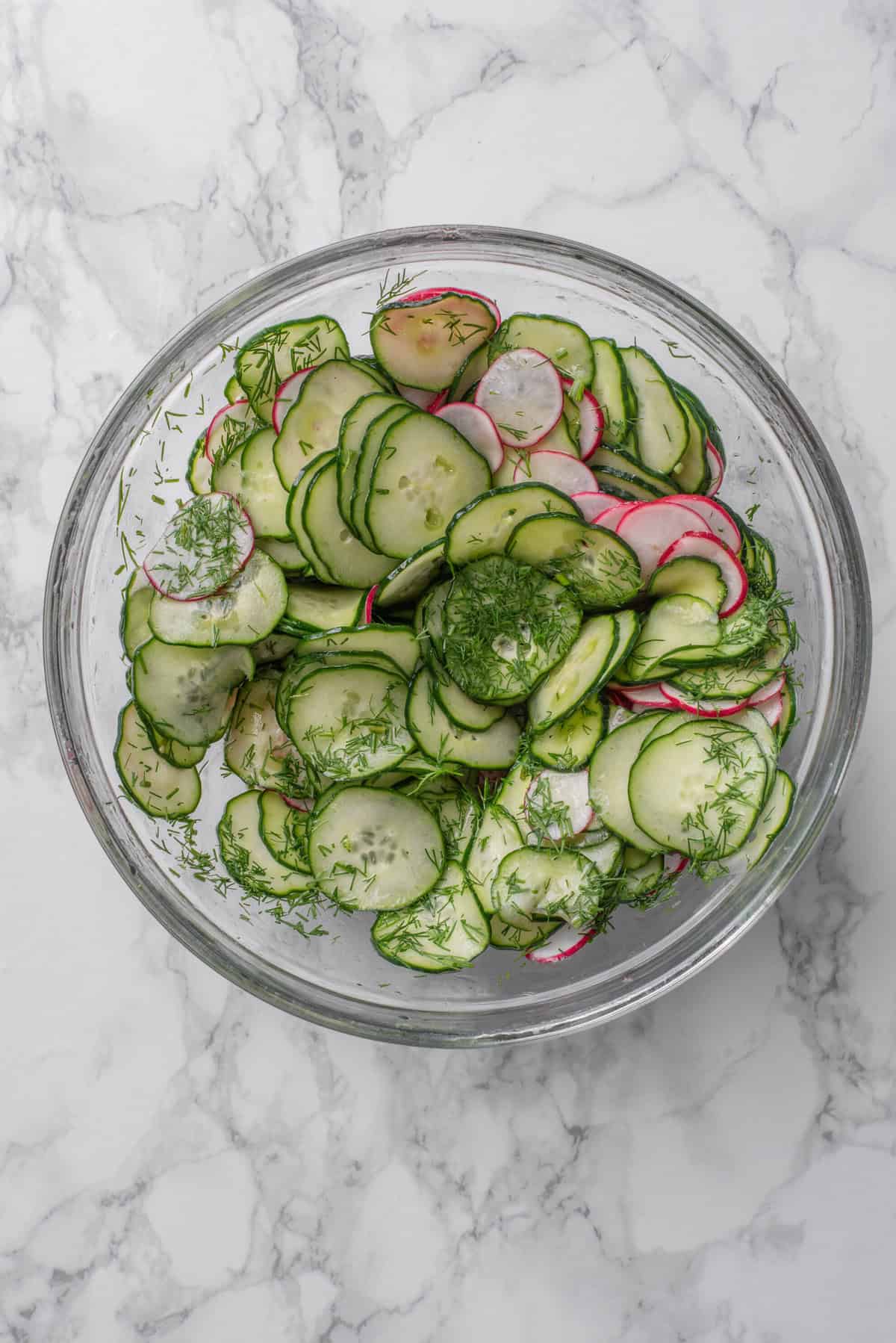 Cucumber Radish Salad