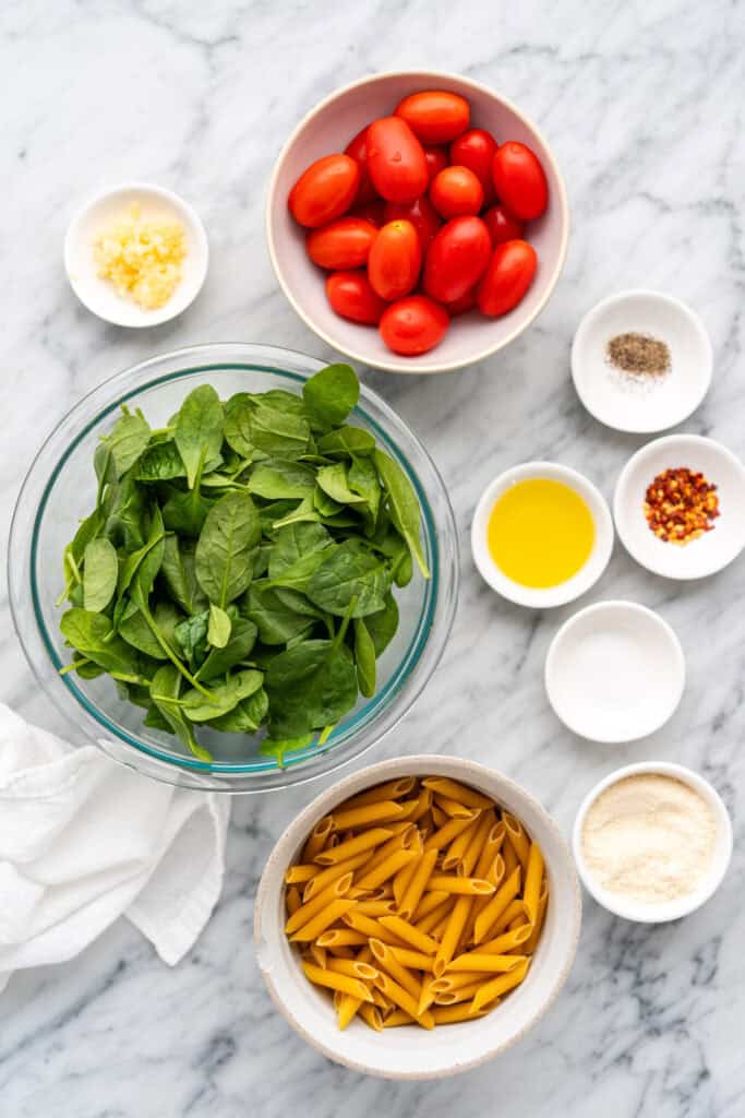 Spinach Tomato Pasta