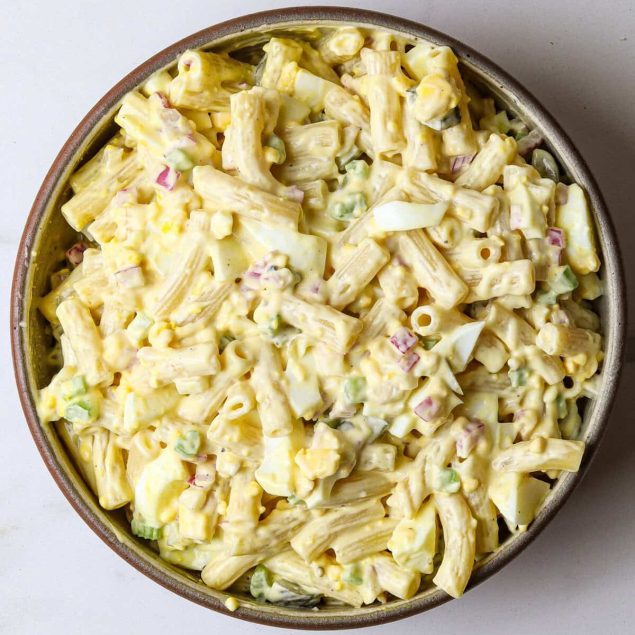Deviled Egg Macaroni Salad