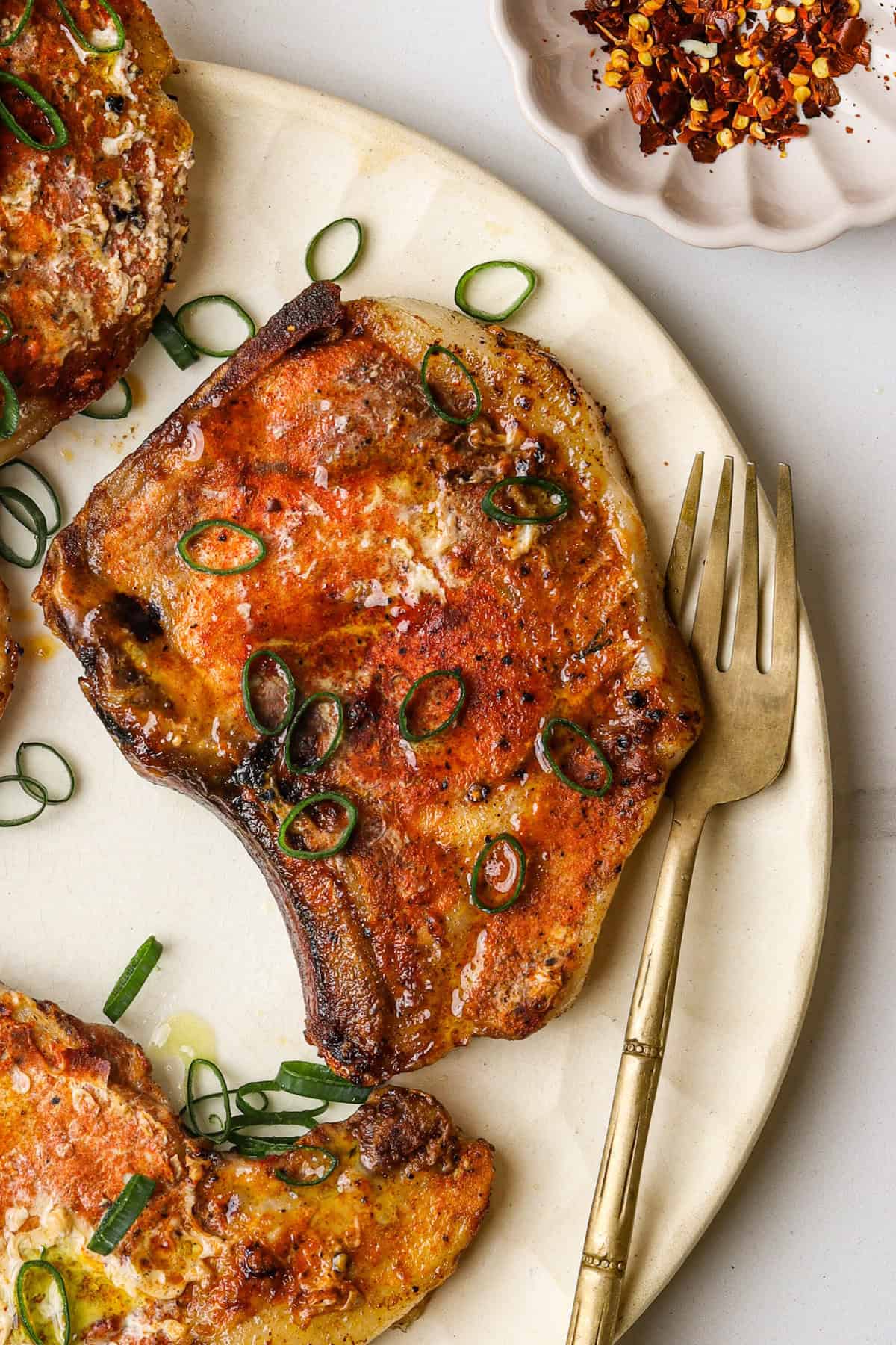 Frozen pork chops in air fryer hot sale