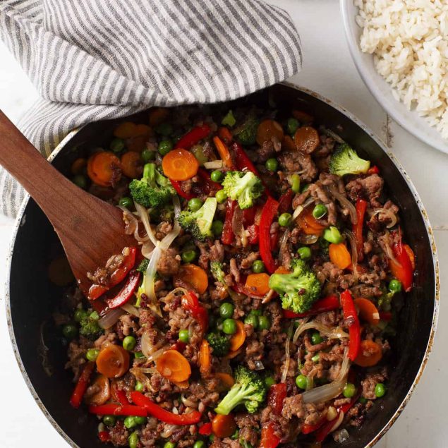 Ground Beef Stir Fry
