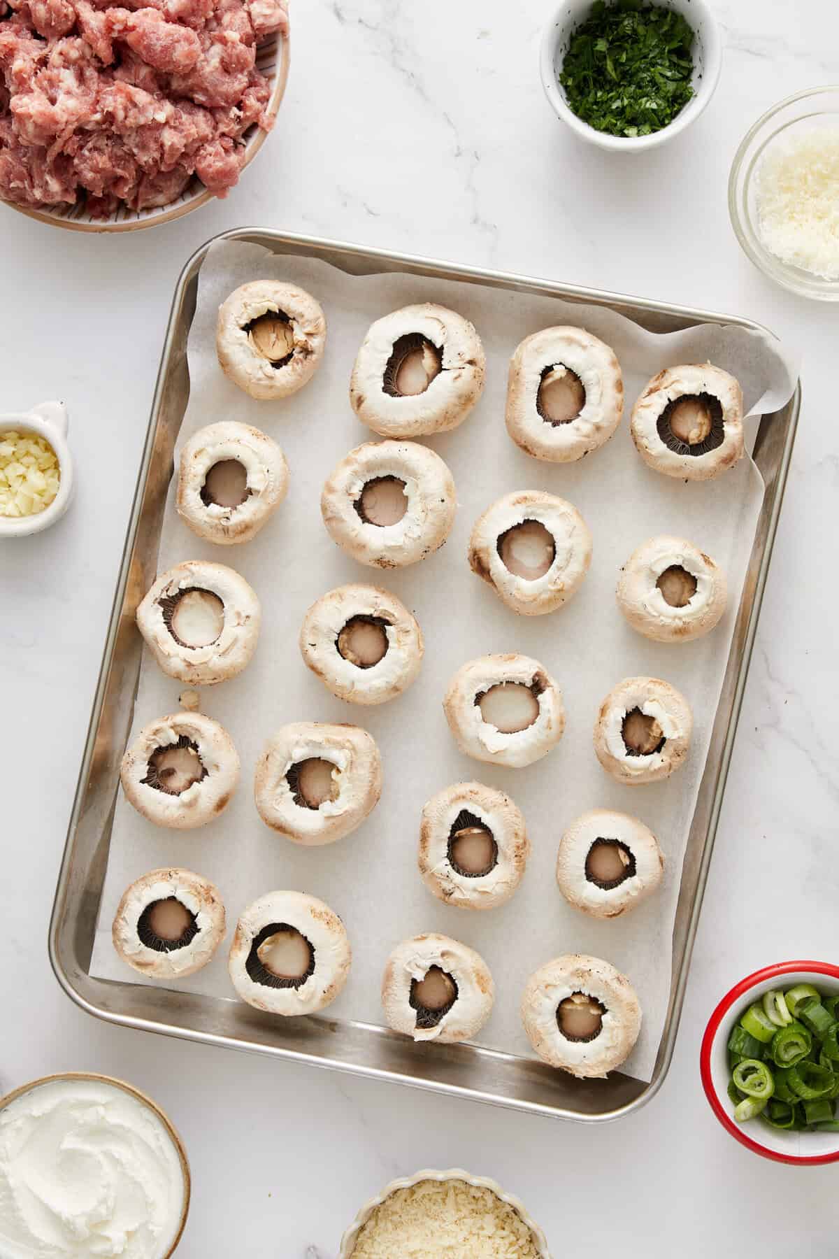 Sausage Stuffed Mushrooms