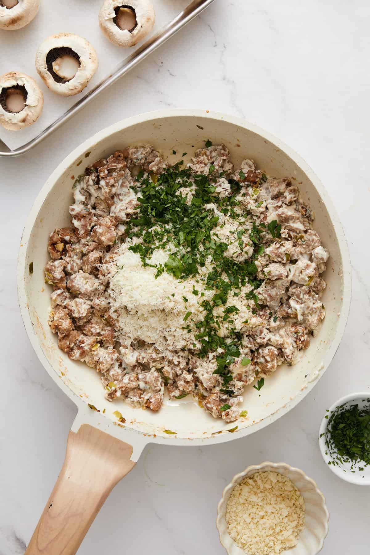 Sausage Stuffed Mushrooms