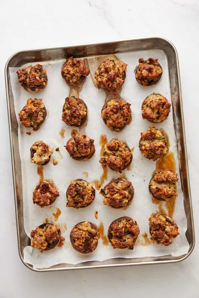 Sausage Stuffed Mushrooms